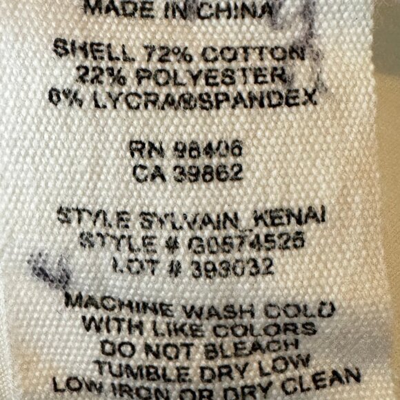 THEORY Men's Sylvain_Kenai White Button Down Shirt Size XL - Picture 6 of 8